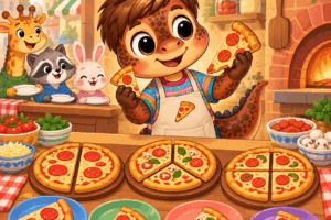 Cómo explicar las fracciones a un niño (con una pizza)